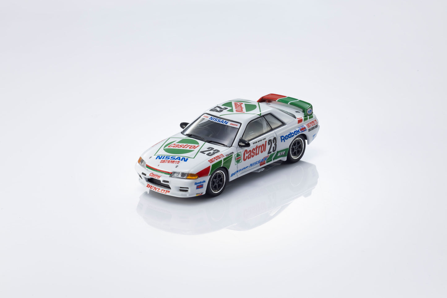 Kyosho 1:64 Nissan Castrol Skyline GT-R(R32) Gr.A 1990#23 with LED (MOTN LED Base Compatible and Required to Light On)