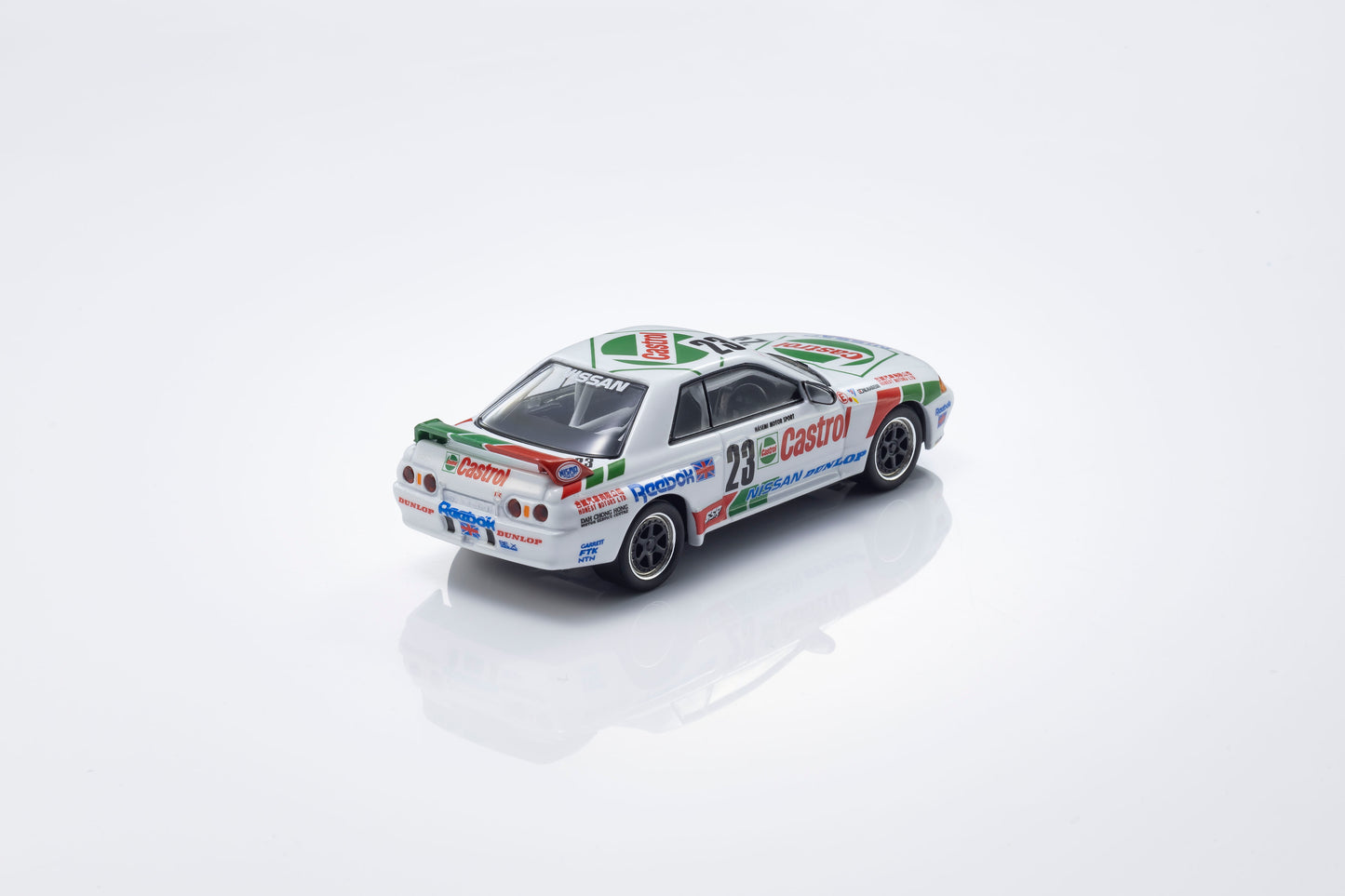 Kyosho 1:64 Nissan Castrol Skyline GT-R(R32) Gr.A 1990#23 with LED (MOTN LED Base Compatible and Required to Light On)