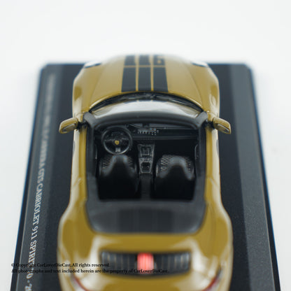 MINICHAMPS 1:64 PORSCHE 911 (992.2) CARRERA GTS CABRIOLET SPIRIT 70 - 2025 - Green - EXCLUSIVE FOR CLDC