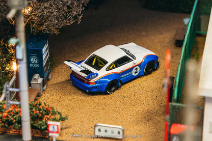 Tarmac Works 1/64 Porsche RWB 993 Liberty Walk with Container Packaging - Tarmac Works HOBBY64