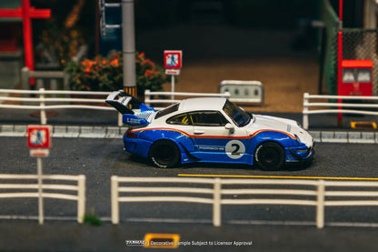 Tarmac Works 1/64 Porsche RWB 993 Liberty Walk with Container Packaging - Tarmac Works HOBBY64