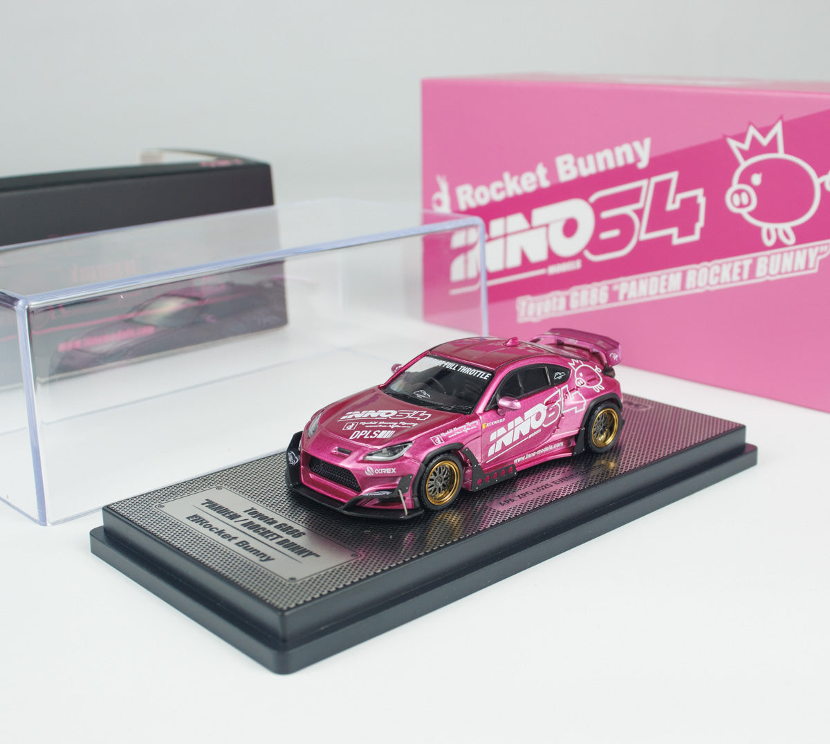 INNO64 1:64 Toyota GR86 PANDEM ROCKET BUNNY China APA XPO 2025 Event Special Edition in Premium Box Packaging (Chance of a Chase Car) (IN64-GR86P-APA25)
