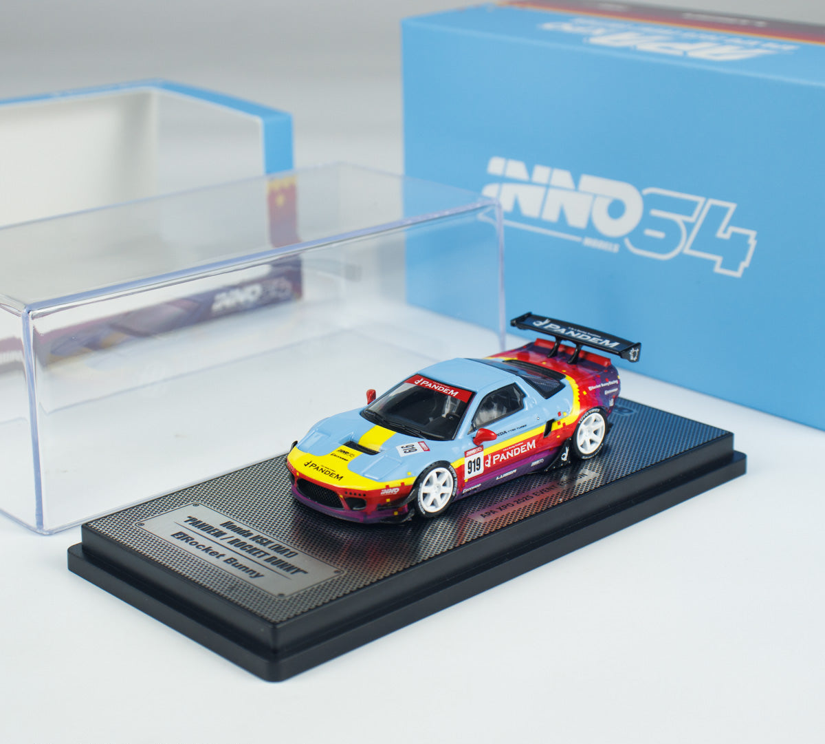 INNO64 1:64 HONDA NSX (NA1) PANDEM ROCKET BUNNY China APA XPO 2025 Event Special Edition in Premium Box Packaging (Chance of a Chase Car) (IN64-NSXP-APA25)