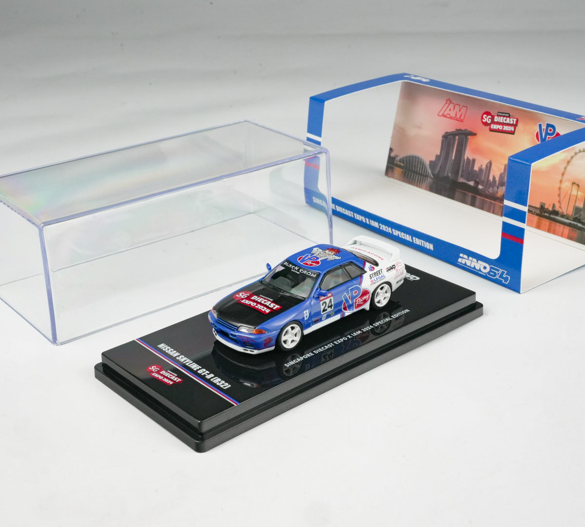 INNO64 1:64 Nissan Skyline GT-R R32 Singapore Diecast EXPO 2024 Special Edition (IN64-R32-SGDE24)