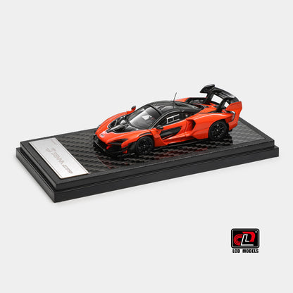LCD Model 1:64 McLaren Senna GTR Papaya Orange McLaren Official Licensed