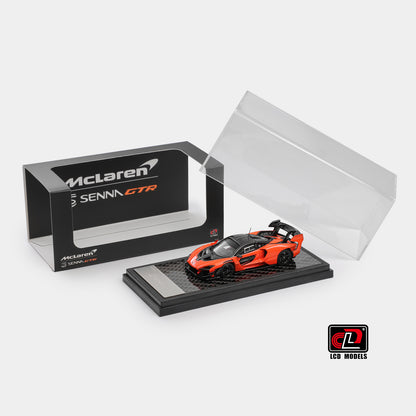 LCD Model 1:64 McLaren Senna GTR Papaya Orange McLaren Official Licensed