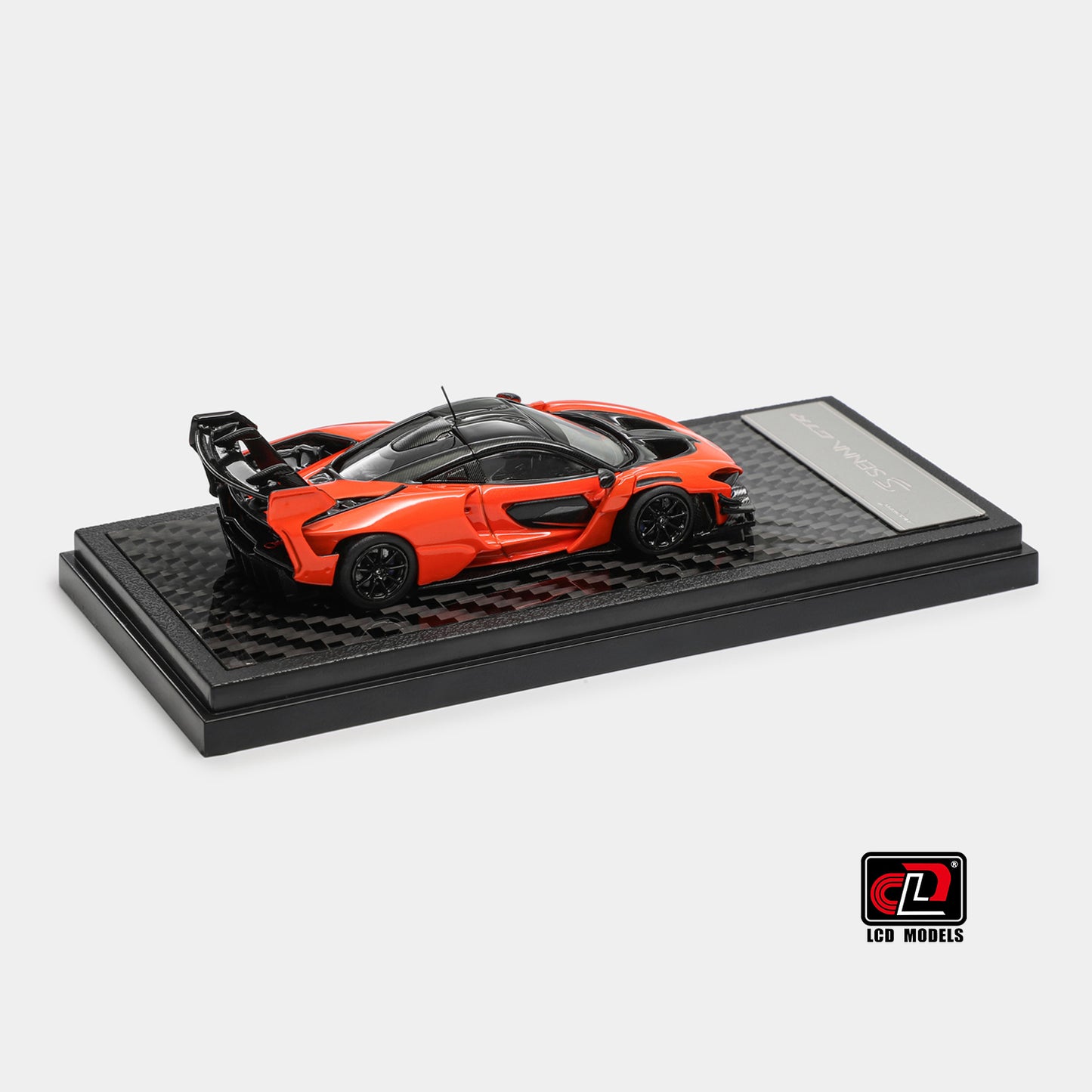 LCD Model 1:64 McLaren Senna GTR Papaya Orange McLaren Official Licensed