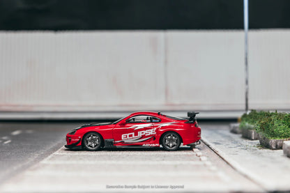 Ignition Model X Tarmac Works 1/64 Toyota Supra (JZA80) RZ Red Limited Edition 3000 Pieces (IG3841)