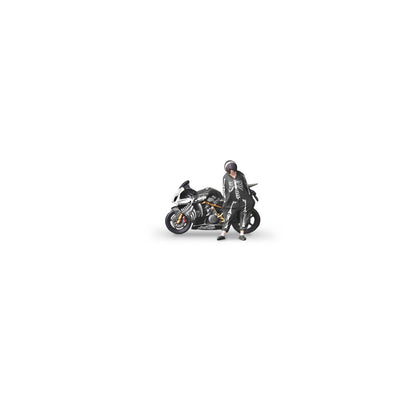 MoreArt 1:64 KTM1190 Skeleton Rexy Bone Tyrannosaurus Motorcycle Doll Set (1 Motorcycle + 1 Figure)