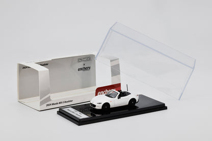 GCD X Enchery 1:64 Mazda MX-5 RF Roadster White LHD (GE-006-35)