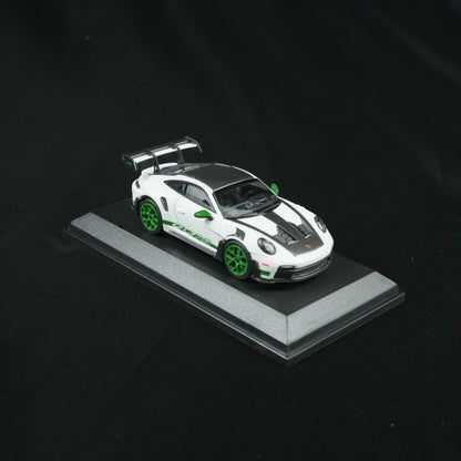 MINICHAMPS 1:64 PORSCHE 911 (992) GT3 RS 2023 WHITE W WEISSACH PACKAGE - TRIBUTE TO AMERICA  - EXCLUSIVE FOR CLDC