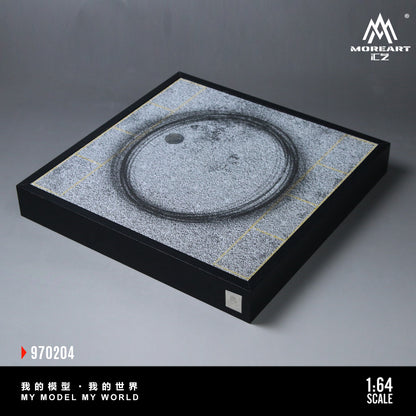 MoreArt 1:64 Car Drift Turnable Scene 01 Version (Model cars can drift on the diorama, Please see the drifting effect in the attached video)