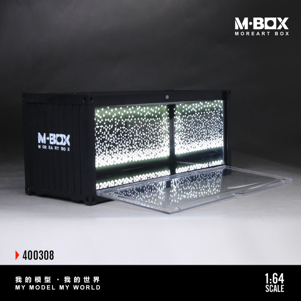 MoreArt M BOX 1/64 Starry Night Container Model Storage Scene Diorama with LED Light - Set A