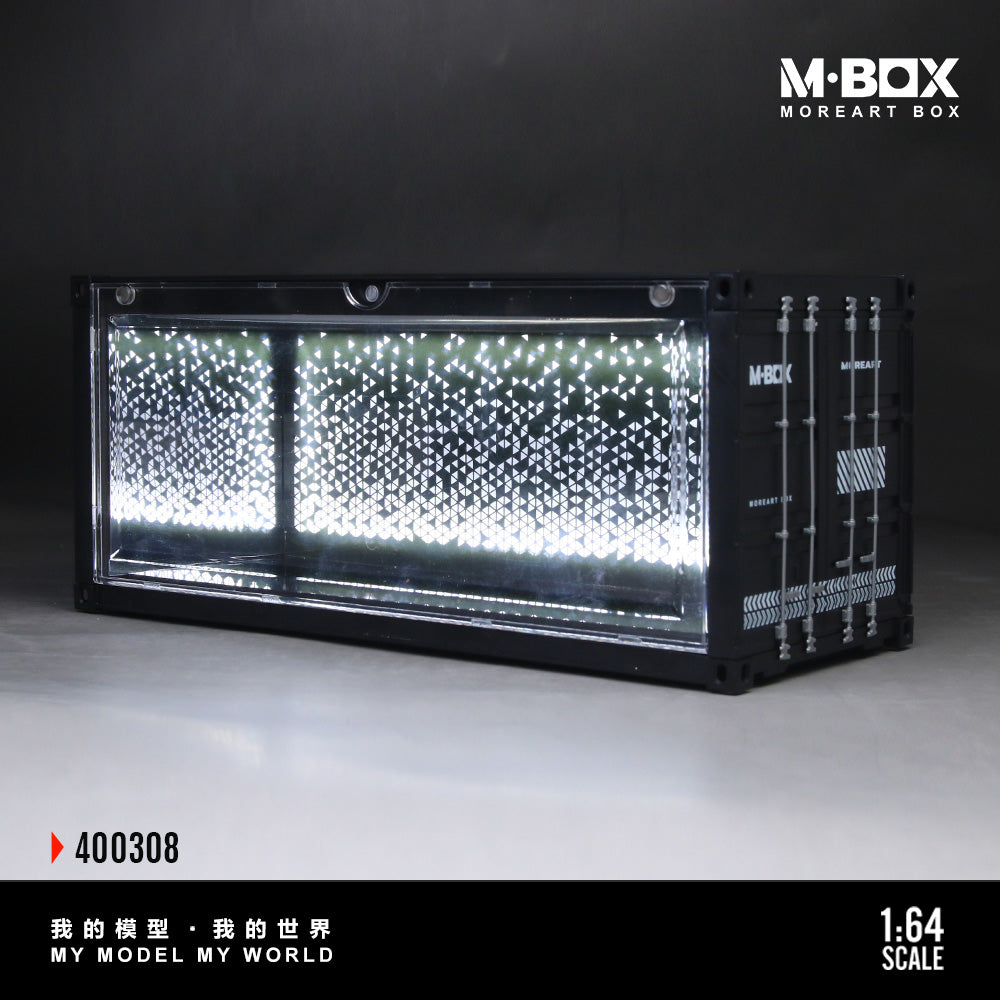 MoreArt M BOX 1/64 Starry Night Container Model Storage Scene Diorama with LED Light - Set A