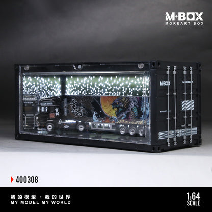 MoreArt M BOX 1/64 Starry Night Container Model Storage Scene Diorama with LED Light - Set A
