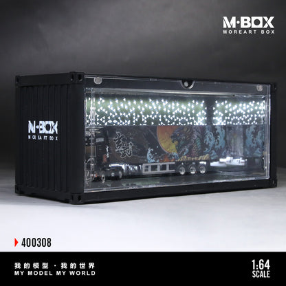 MoreArt M BOX 1/64 Starry Night Container Model Storage Scene Diorama with LED Light - Set A