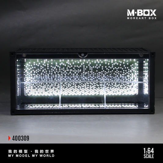 MoreArt M BOX 1/64 Starry Night Container Model Storage Scene Diorama with LED Light - Set B