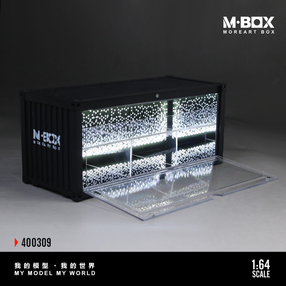 MoreArt M BOX 1/64 Starry Night Container Model Storage Scene Diorama with LED Light - Set B