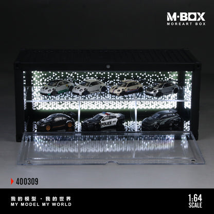 MoreArt M BOX 1/64 Starry Night Container Model Storage Scene Diorama with LED Light - Set B
