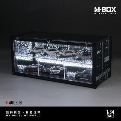 MoreArt M BOX 1/64 Starry Night Container Model Storage Scene Diorama with LED Light - Set B