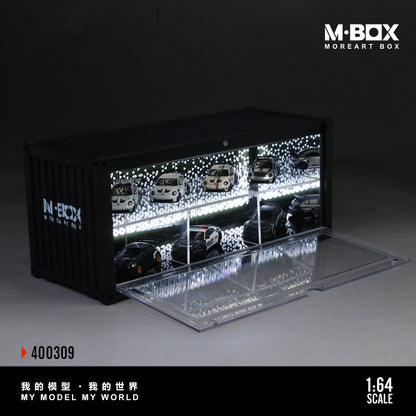 MoreArt M BOX 1/64 Starry Night Container Model Storage Scene Diorama with LED Light - Set B