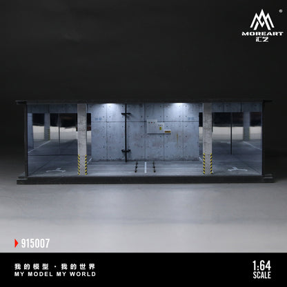 MoreArt 1:64 Underground Parking Garage Scene 07 Model LED Light Diorama