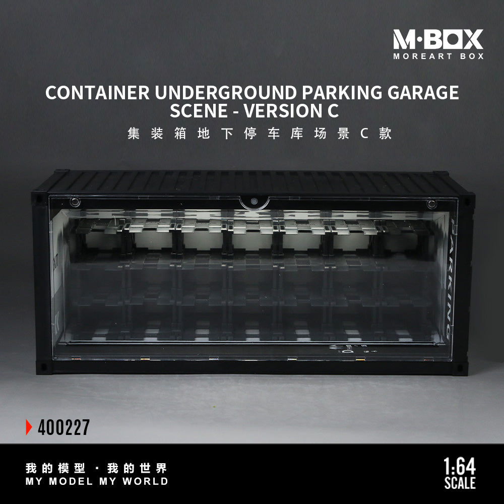MoreArt M BOX 1/64 Container Underground Parking Garage Scene Diorama with LED Light - Version C