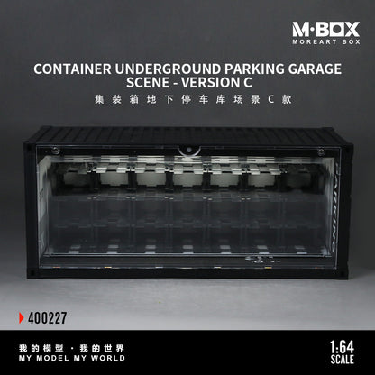MoreArt M BOX 1/64 Container Underground Parking Garage Scene Diorama with LED Light - Version C