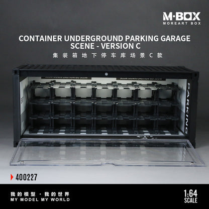 MoreArt M BOX 1/64 Container Underground Parking Garage Scene Diorama with LED Light - Version C