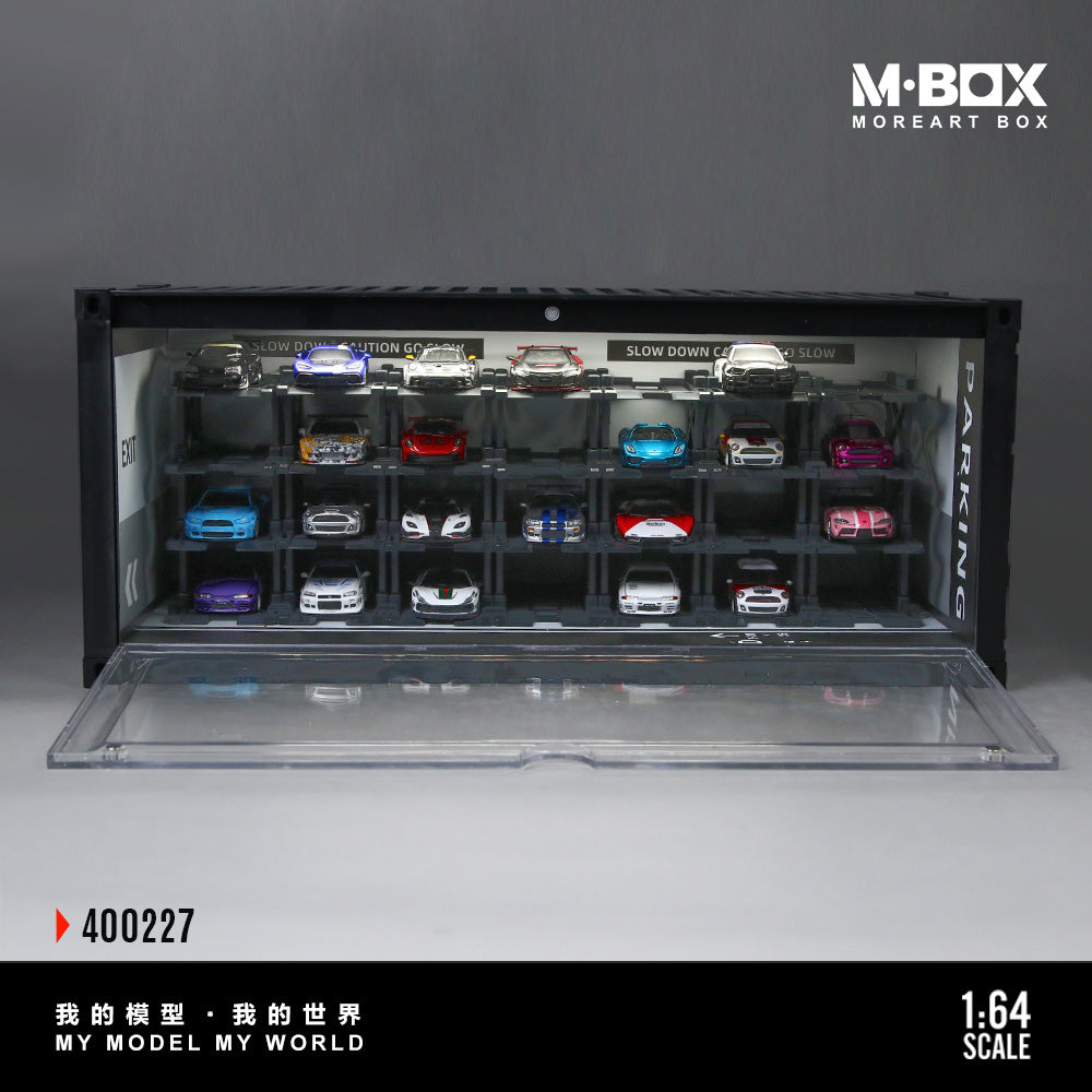 MoreArt M BOX 1/64 Container Underground Parking Garage Scene Diorama with LED Light - Version C