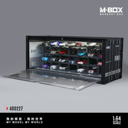 MoreArt M BOX 1/64 Container Underground Parking Garage Scene Diorama with LED Light - Version C