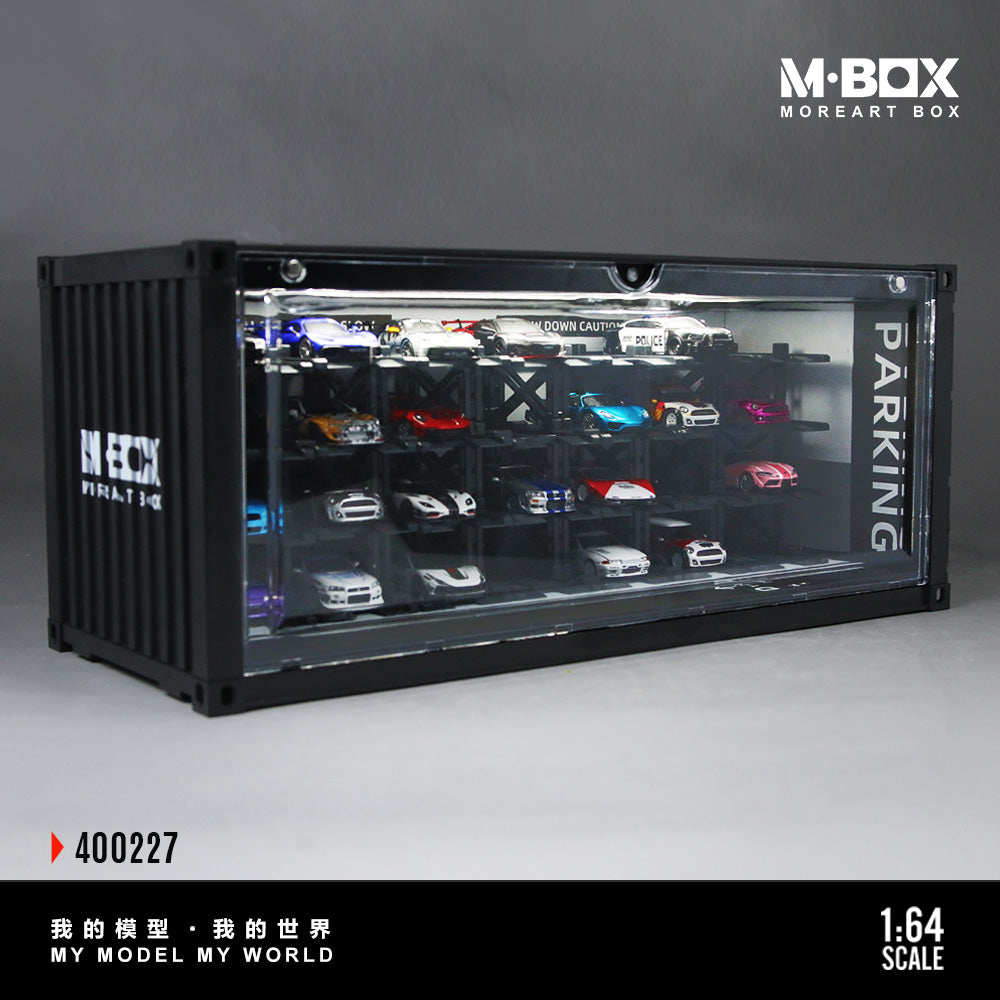 MoreArt M BOX 1/64 Container Underground Parking Garage Scene Diorama with LED Light - Version C