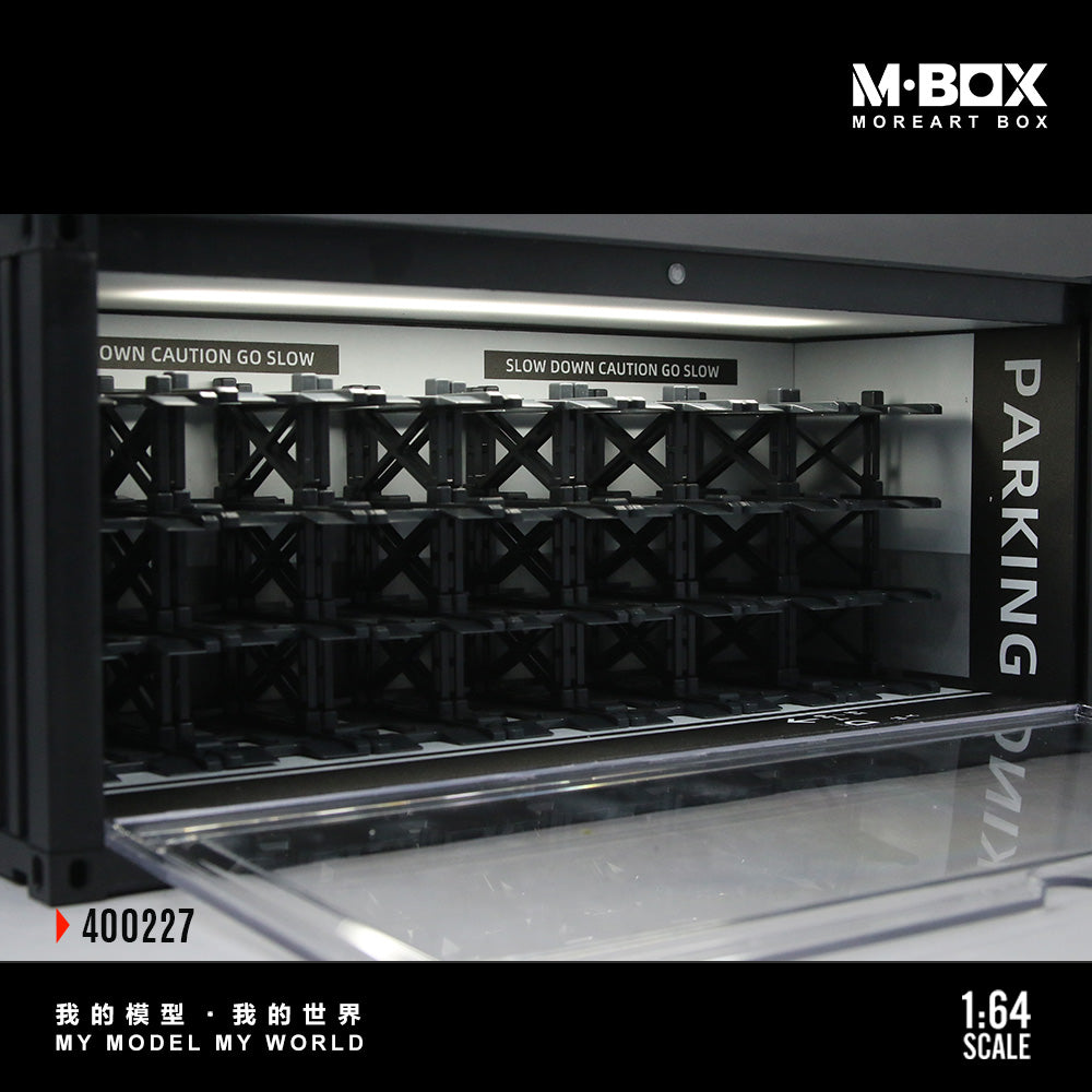 MoreArt M BOX 1/64 Container Underground Parking Garage Scene Diorama with LED Light - Version C