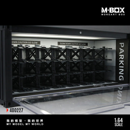 MoreArt M BOX 1/64 Container Underground Parking Garage Scene Diorama with LED Light - Version C