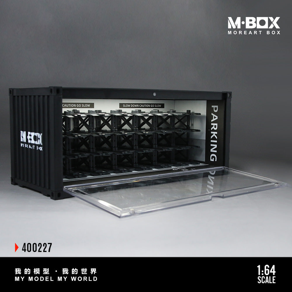MoreArt M BOX 1/64 Container Underground Parking Garage Scene Diorama with LED Light - Version C