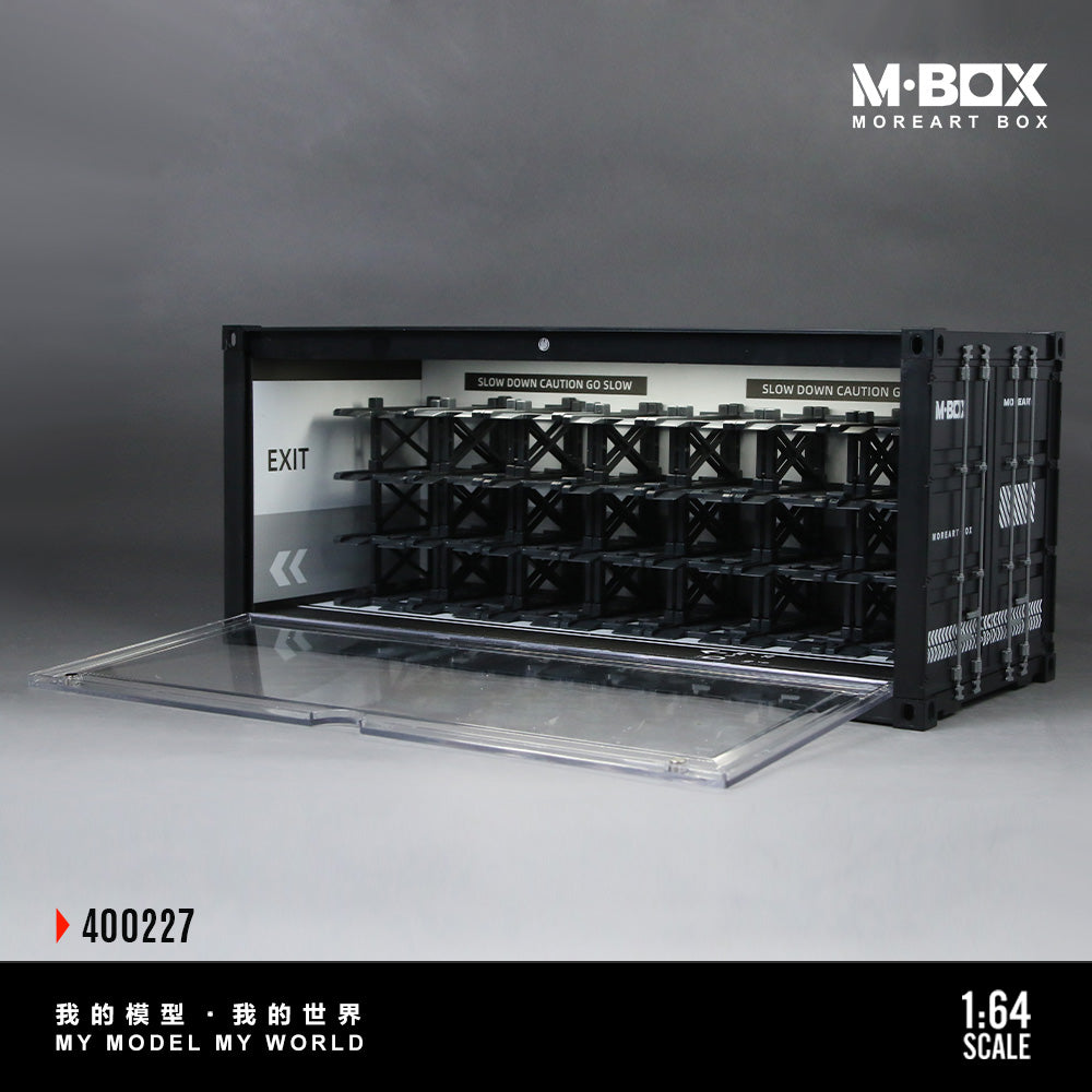 MoreArt M BOX 1/64 Container Underground Parking Garage Scene Diorama with LED Light - Version C