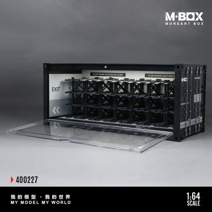 MoreArt M BOX 1/64 Container Underground Parking Garage Scene Diorama with LED Light - Version C