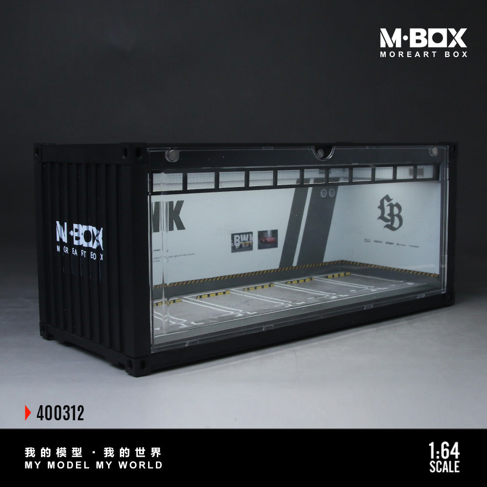 MoreArt M BOX 1/64 Container Model Storage Scene Diorama with LED Light- Liberty Walk LBWK Edition