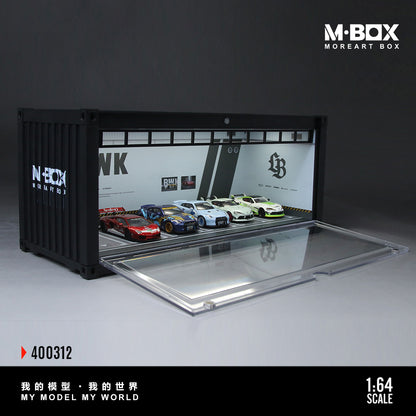 MoreArt M BOX 1/64 Container Model Storage Scene Diorama with LED Light- Liberty Walk LBWK Edition