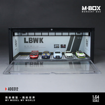 MoreArt M BOX 1/64 Container Model Storage Scene Diorama with LED Light- Liberty Walk LBWK Edition