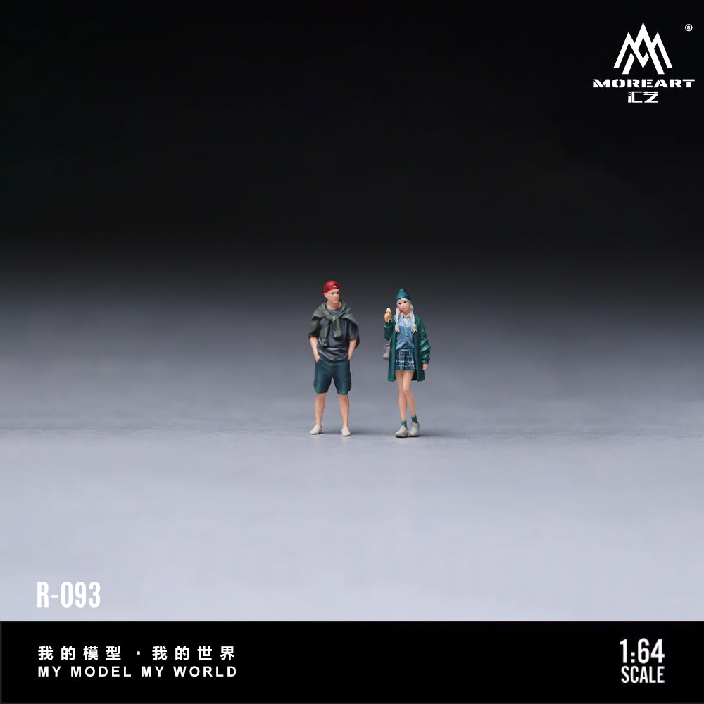 MoreArt 1:64 Ice Cream Sweet Girl Cool Guy Couple Figure Set (2 Figures Set)