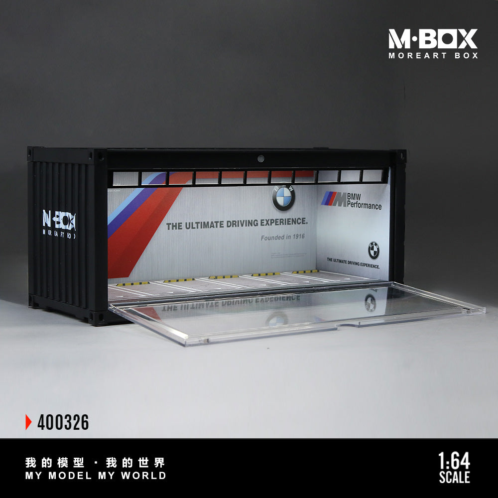MoreArt M BOX 1/64 Container Model Storage Scene Diorama with LED Light- M Performance Edition