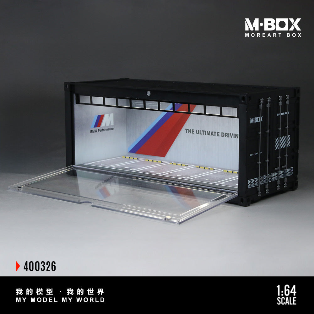 MoreArt M BOX 1/64 Container Model Storage Scene Diorama with LED Light- M Performance Edition
