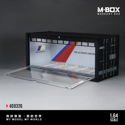 MoreArt M BOX 1/64 Container Model Storage Scene Diorama with LED Light- M Performance Edition