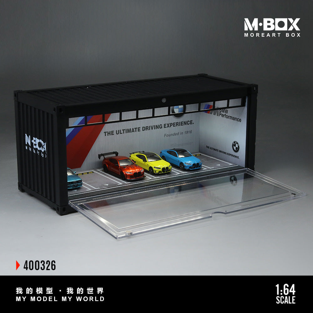 MoreArt M BOX 1/64 Container Model Storage Scene Diorama with LED Light- M Performance Edition