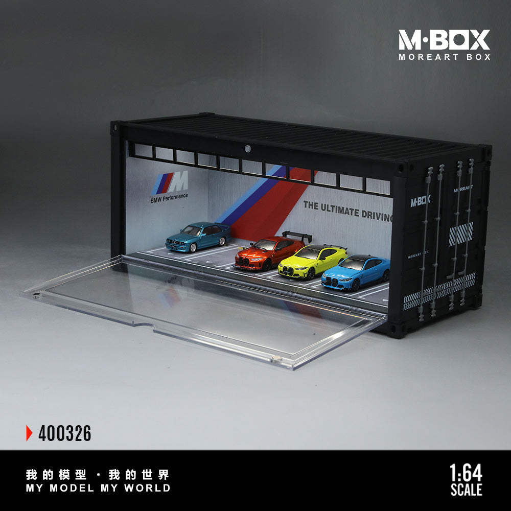 MoreArt M BOX 1/64 Container Model Storage Scene Diorama with LED Light- M Performance Edition