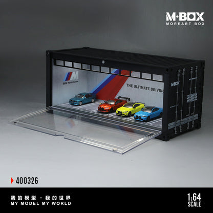 MoreArt M BOX 1/64 Container Model Storage Scene Diorama with LED Light- M Performance Edition