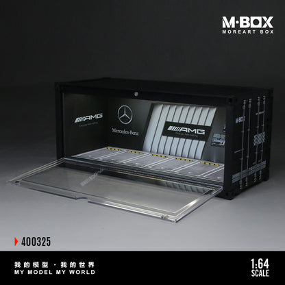 MoreArt M BOX 1/64 Container Model Storage Scene Diorama with LED Light- AMG Edition