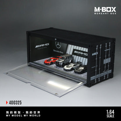 MoreArt M BOX 1/64 Container Model Storage Scene Diorama with LED Light- AMG Edition