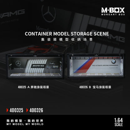 MoreArt M BOX 1/64 Container Model Storage Scene Diorama with LED Light- M Performance Edition